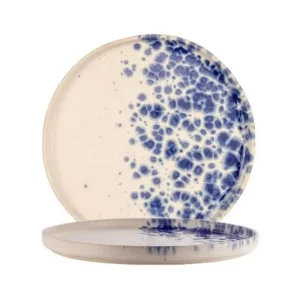 Le Coq Phobos Plat bord wit/blauw Ø26,5xH2cm Veilige Betaling
