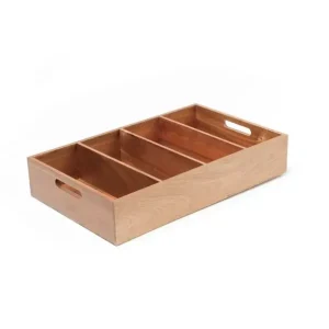 Nu Kopen Comas Houten bestekmand 32,5x53xH10cm
