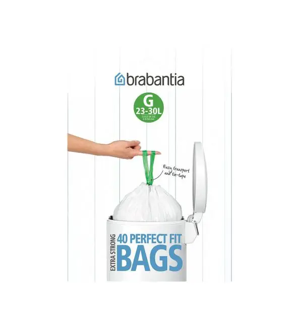 Direct Verzonden Brabantia PerfectFit Afvalzak 23-30L 40 stuks