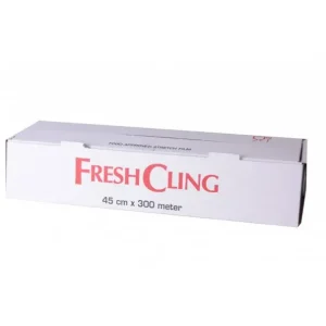 Rechtstreeks Van De Fabrikant Fresh Cling Vershoudfolie + cutterbox 45cmx300m