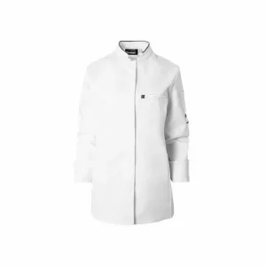 Aanbieding Molinel Koksjas Crush Dames lange mouwen wit/zwart - maat XL