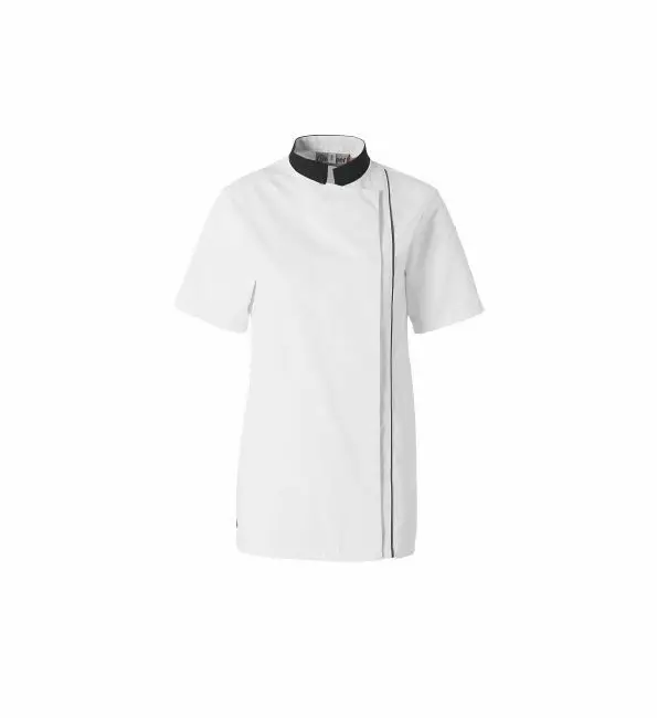 Molinel Koksjas Ajik Dames korte mouwen wit/zwart - maat 3XL Flitsaanbieding