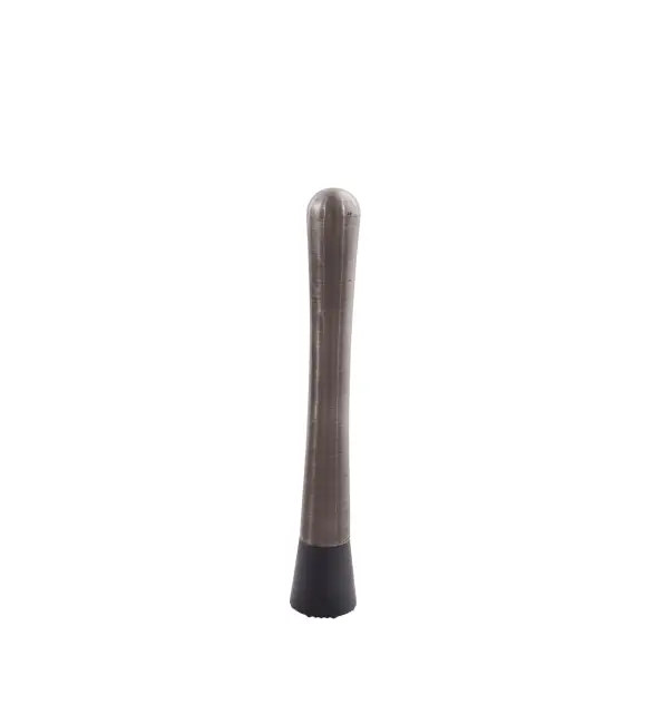 Point-Virgule Cocktailstamper RVS metallic zwart 20,5cm Voordeelprijs