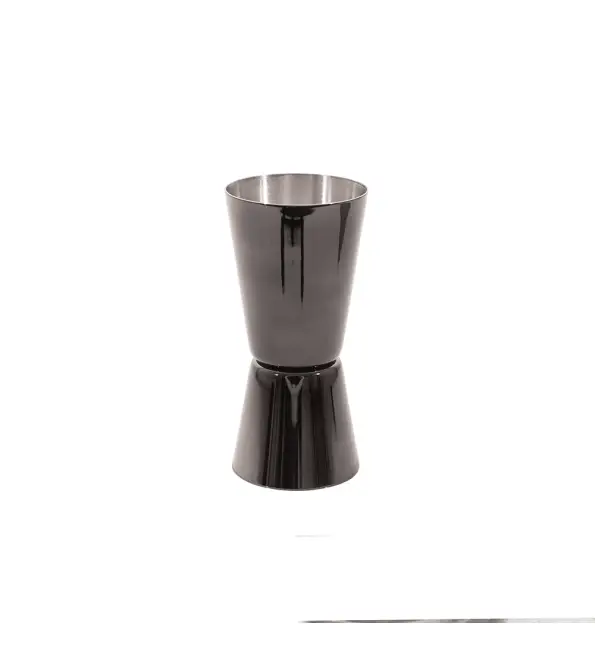 Lage Prijs Point-Virgule Cocktailmaatje RVS metallic zwart 30/50ml