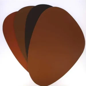 Placemat Stone donker cognac 45x33cm Snelle Levering