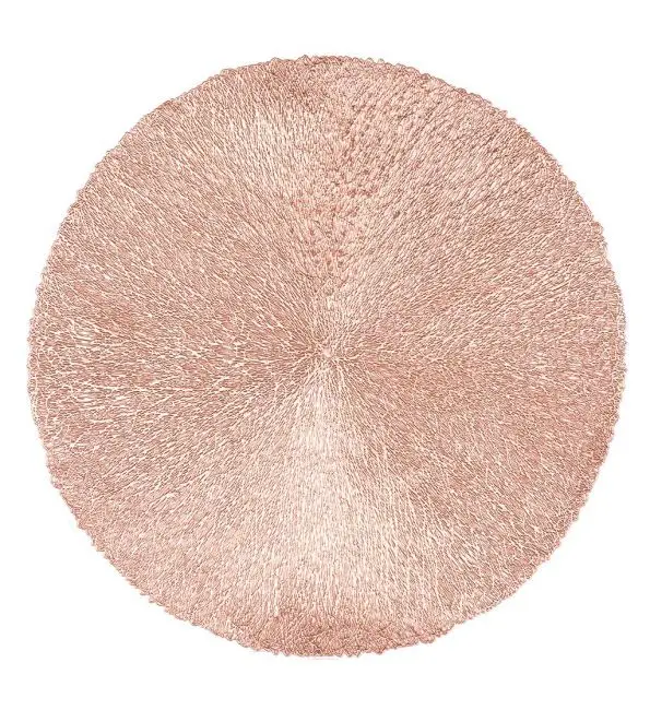 Ziczac Placemat Capelinni rosegold Ø38cm Merkproduct