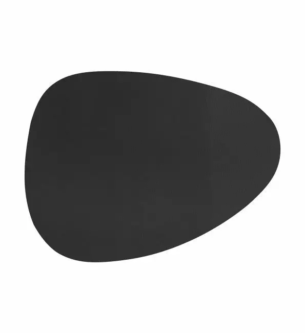 Ziczac Placemat Togo Stone zwart 43x32cm Voordeelprijs