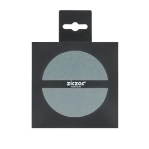 Laatste Versie Ziczac Glasonderzetters Bluestone 10cm | 4 stuks