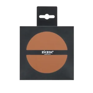Veilige Betaling Ziczac Glasonderzetters caramel 10cm | 4 stuks