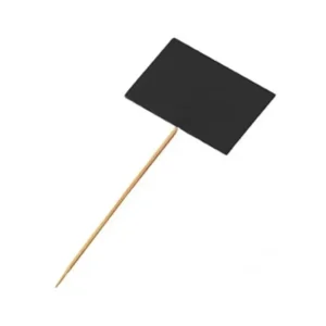 Belix Mini bordprikkers zwart 6,3x3,8cm | 100 stuks Seizoensaanbieding