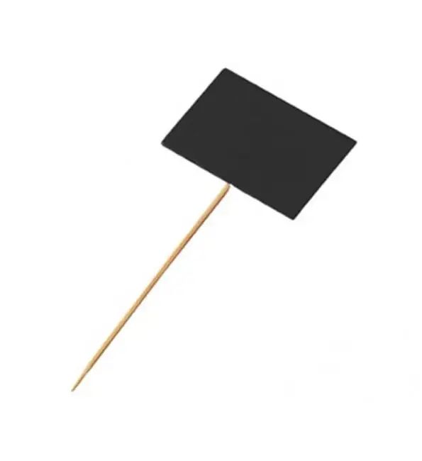 Belix Mini bordprikkers zwart 6,3x3,8cm | 100 stuks Seizoensaanbieding