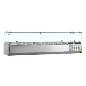 Tefcold GVC38-150 Koelvitrine GN1/3 glas Nieuw