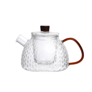 Direct Verzonden Point-Virgule Theepot met filter gehamerd 1L