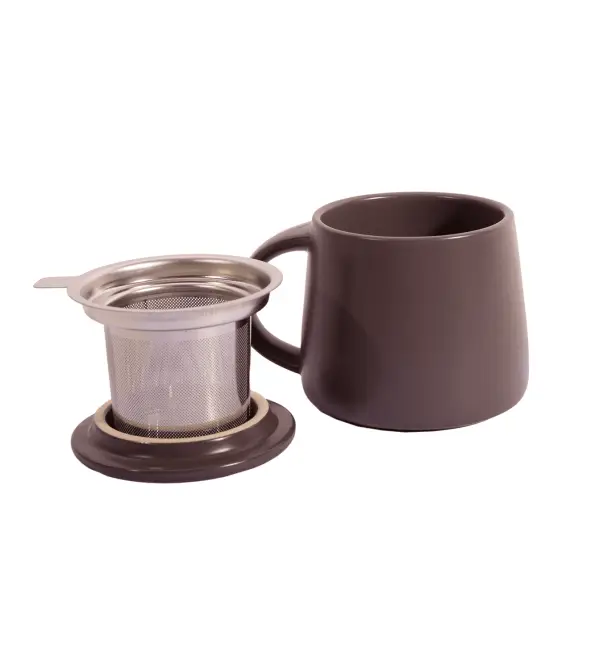 Weekendaanbieding Point-Virgule Theemok met infuser mocha 300ml