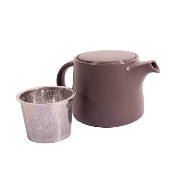 Bestseller Point-Virgule Theepot steengoed met infuser mocha 600ml