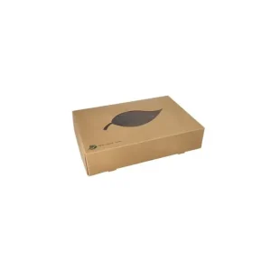 Laatste Kans Cateringdozen Pure bruin 35,7x24,7xH8cm | 10 stuks