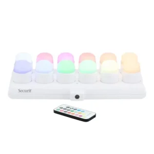 Securit Led Theelicht multikleur oplaadbaar 13-delig Exclusieve Aanbieding