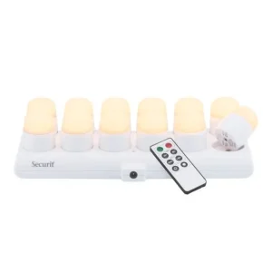 Securit Led Theelicht warm wit oplaadbaar 13-delig Actieprijs