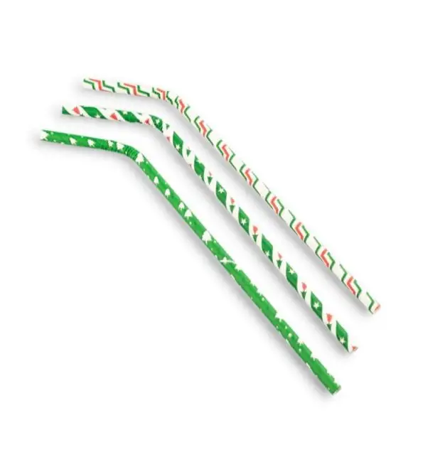 Meest Verkocht Sier Rietjes kerst assorti Ø6mm/24cm | 100 stuks