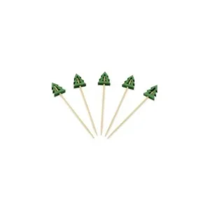 Express Levering Sier Prikker kerstboom bamboe 100mm |150 stuks