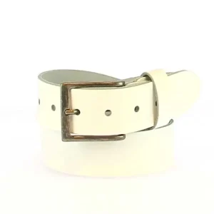 Riem leder wit 0611/35 Uitverkoop