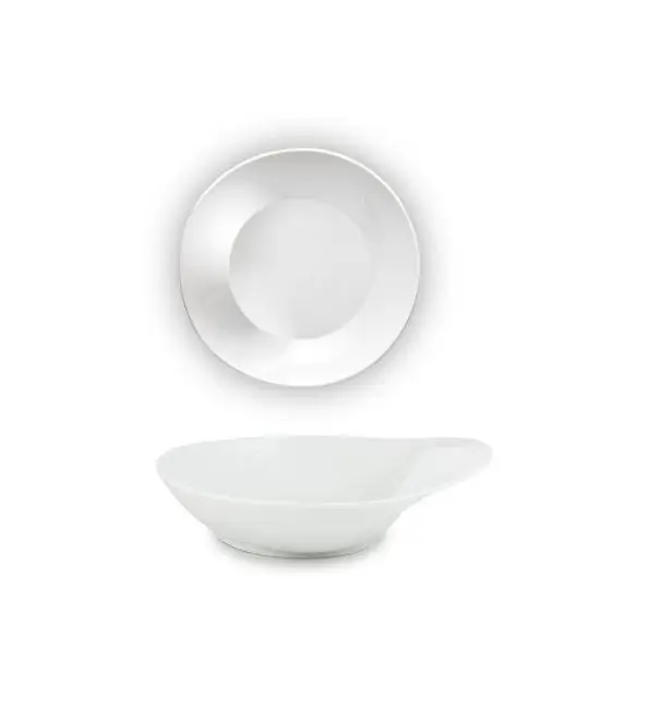 Actieprijs Diep Bord Loop wit 22cm