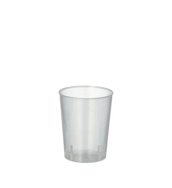 Borrelglazen PP onbreekbaar 40ml Ø4,3x5,2cm | 50 stuks Actieprijs