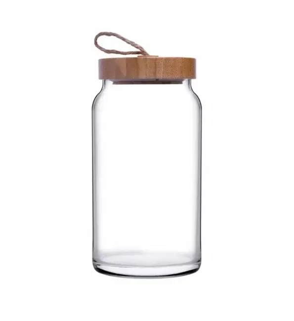 Pasabahce Voorraadpot Woody 1130ml Ø8xH18cm Weekendaanbieding