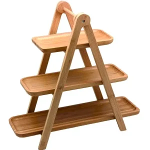 Supreminox Etagere bamboe met 3 niveaus Fabrieksprijs