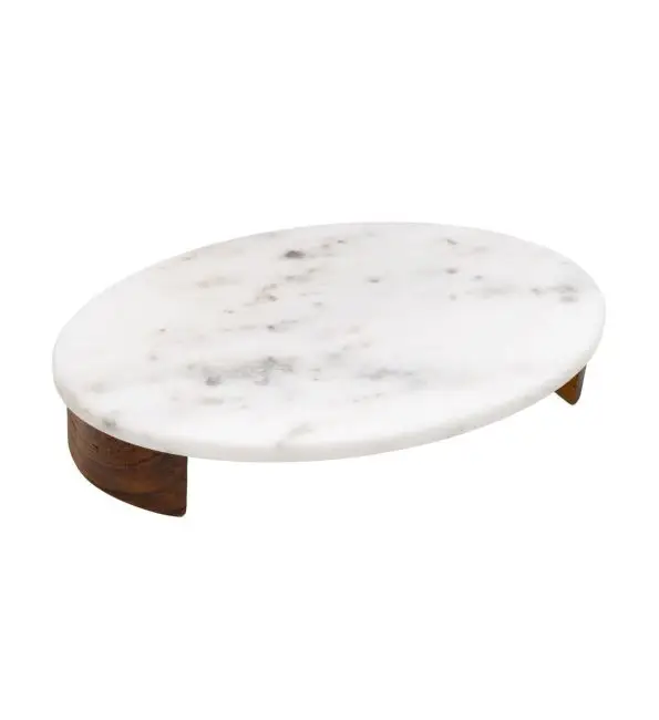 Exclusieve Aanbieding Supreminox Serveerplateau marmer wit 30x20xH5cm