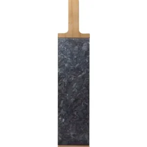 Rechtstreeks Van De Fabrikant Supreminox Serveerplank met marmer zwart 51x10xH2cm