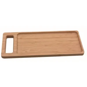 Supreminox Serveerschaal met handvat bamboe 33x14xH1,6cm Dagaanbieding