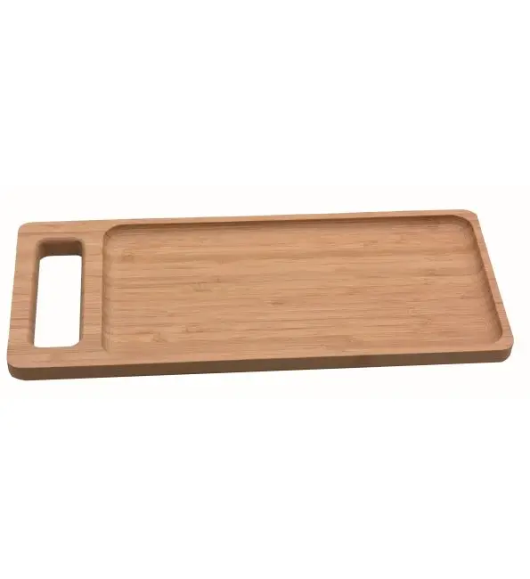 Supreminox Serveerschaal met handvat bamboe 33x14xH1,6cm Dagaanbieding