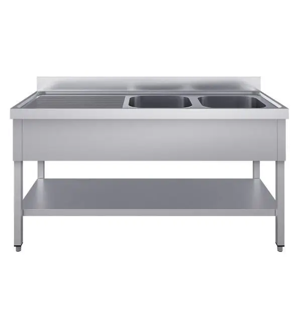 Lage Prijs Spoeltafel 1600x600x900 2-bak R 500x400x300