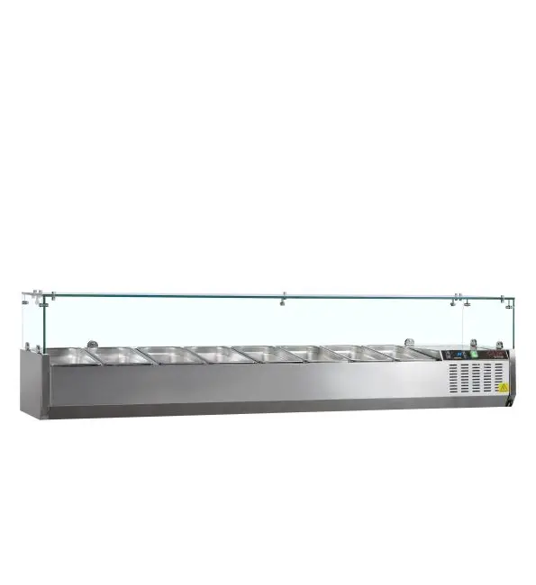Express Levering Tefcold GVC38-180 Koelvitrine GN1/3 glas