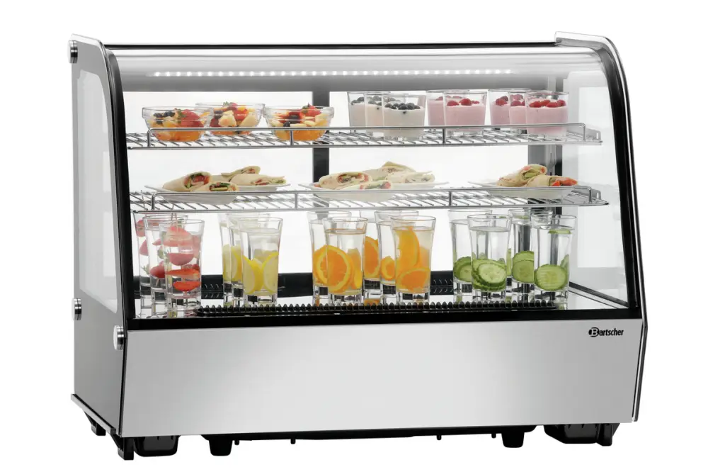 Bartscher DeliCool IIIL Koelvitrine | 160L | +2°C tot +12°C | LED | 885x570x690mm Beste Prijs