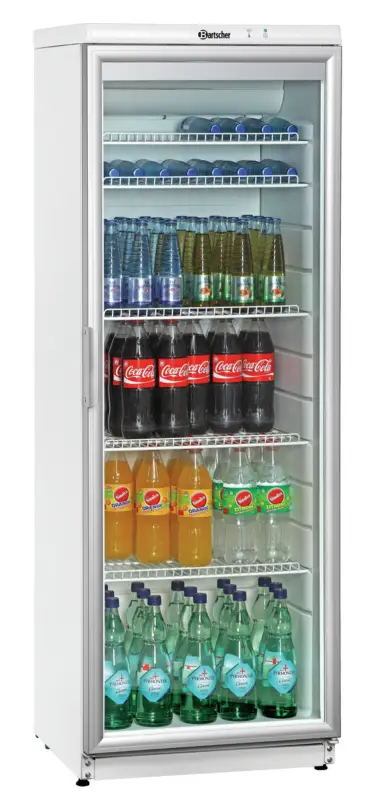 Alleen Vandaag Bartscher Drankenkoeling | 350L | Wit/RVS | 2°C/+10°C | Statisch | 600x600x1730mm