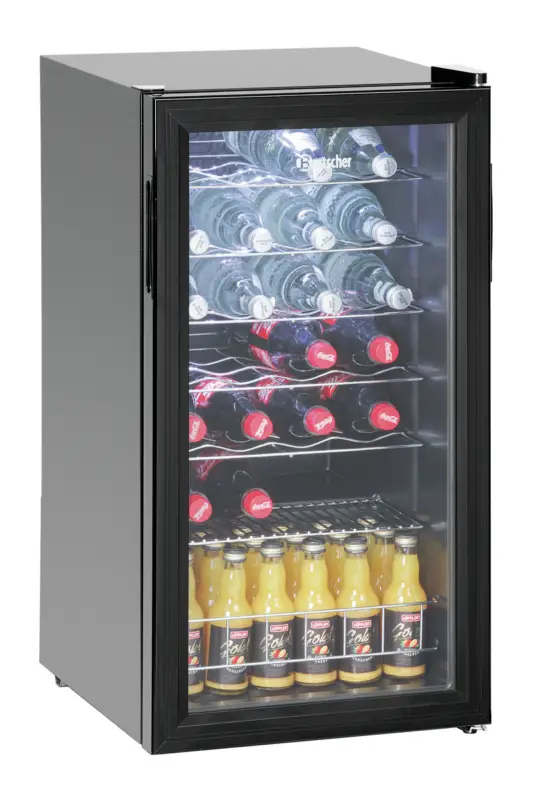 Voordeelprijs Bartscher Drankenkoeling | 88L | Zwart | +2°C/+10°C | Statisch | 430x483x832mm