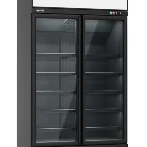 Exclusieve Aanbieding Combisteel Vrieskast | 1000L | Zwart | -18°C/-22°C | Geforceerd | Wielen | 1253x710x2092mm