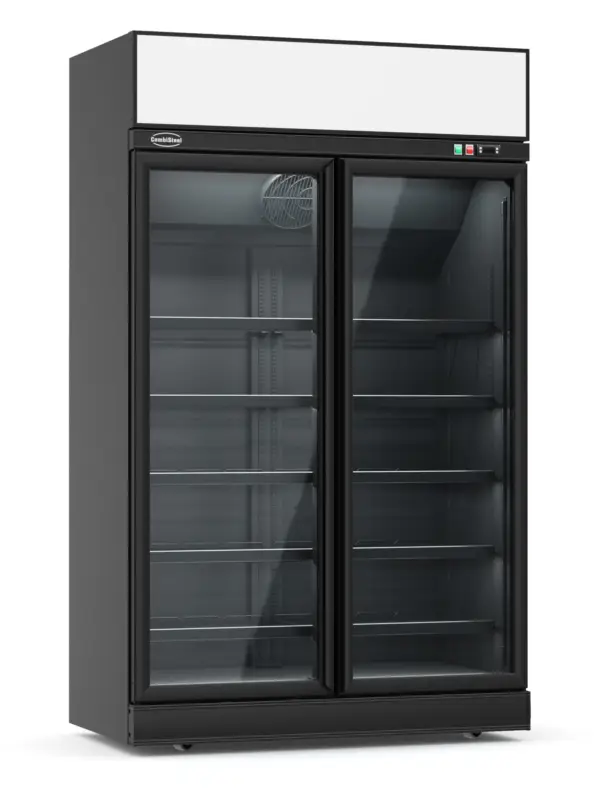 Exclusieve Aanbieding Combisteel Vrieskast | 1000L | Zwart | -18°C/-22°C | Geforceerd | Wielen | 1253x710x2092mm