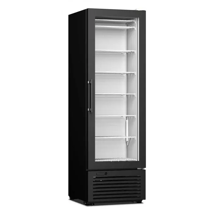 Lage Prijs Combisteel IJsvrieskast | 301L | Zwart | -18°C/-25°C | Statisch | Wielen | 570x649x1835mm