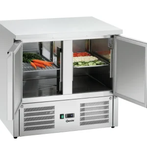 Bartscher Mini-koelwerkbank 900T2 | 260L | 2 Deuren | 0°C/+10°C | Geforceerd | 900x700x880mm Actieprijs