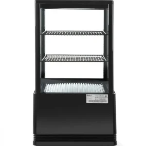 Arktic Koelvitrine | 58L | Zwart | +2°C/+6°C | 3 Niveaus | 452x406x816mm Actieprijs