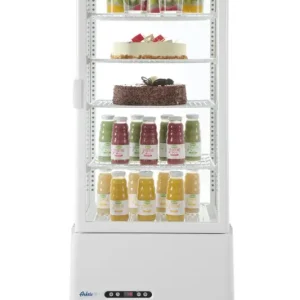 Voordeelprijs Arktic Koelvitrine | 98L | Wit | +2°C/+6°C | 5 Niveaus | 452x406x1116mm