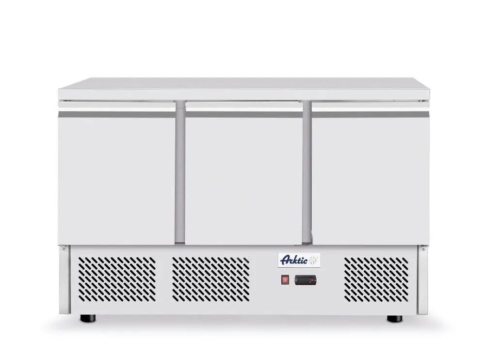 Flitsaanbieding Arktic Koelwerkbank | KitchenLine | Energiezuinig | 380L | 3 Deuren 1/1 GN | -2°C/+8°C | Geforceerd | 1365x700x880mm