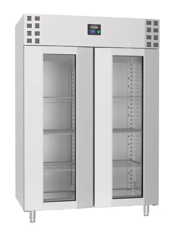 Dagaanbieding Combisteel Koelkast | 1400L 2/1 GN | RVS | -2°C/+8°C | Geforceerd | Klapdeuren | 1400x810x2050mm