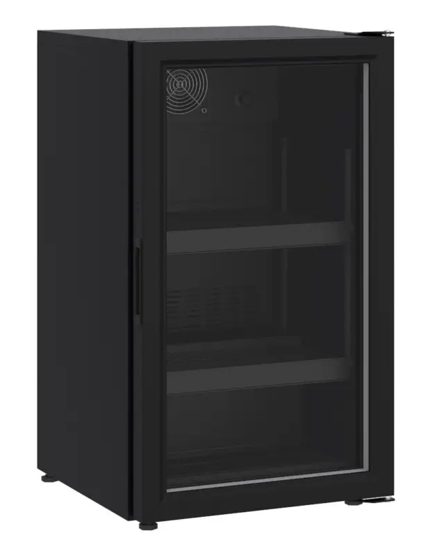 Gecertificeerd Combisteel Koelkast | 145L | Zwart | +4°C/+10°C | Geforceerd | 500x585x885mm
