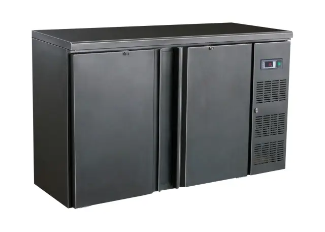 Op = Op CombiSteel Barkoelkast | 350L | Zwart | Geforceerd | 1462x513x860mm