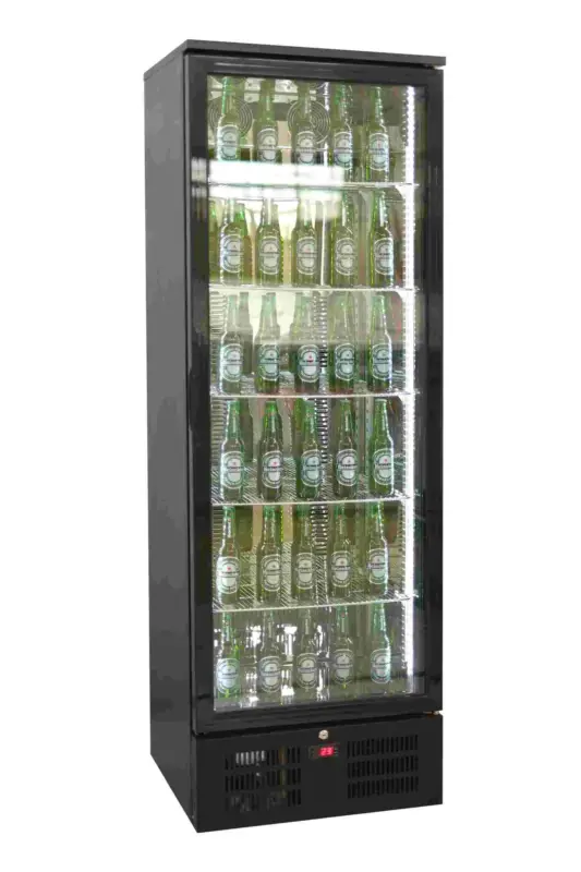 CombiSteel Drankenkoeling | 315L | Zwart | Geforceerd | 600x515x1820mm Snelle Levering