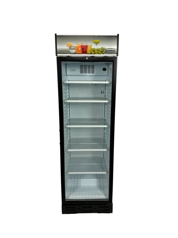 Combisteel Drankenkoeling | 382L | Wit/Zwart | +4°C/+10°C | Statisch + Ventilator | Scharnier Rechts | 595x650x2000mm Hete Deal